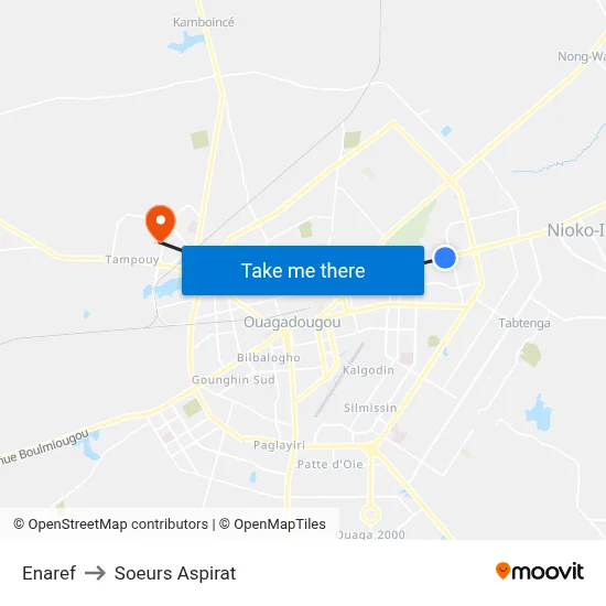Enaref to Soeurs Aspirat map