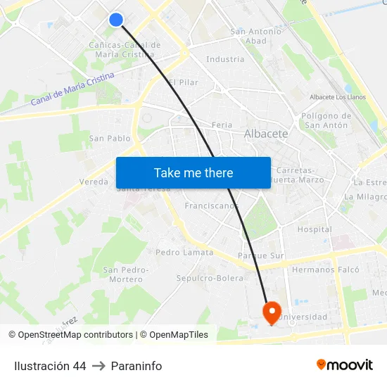 Ilustración 44 to Paraninfo map