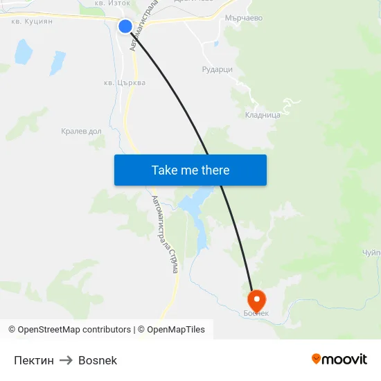 Pectin to Bosnek map