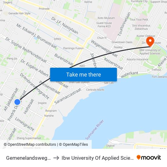 Gemenelandsweg, 67 to Ibw University Of Applied Sciences map