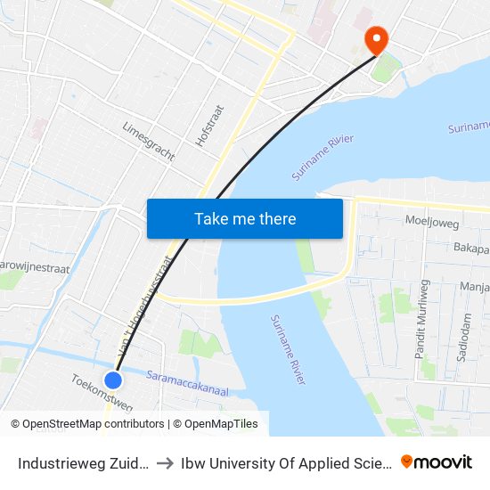 Industrieweg Zuid, 37 to Ibw University Of Applied Sciences map