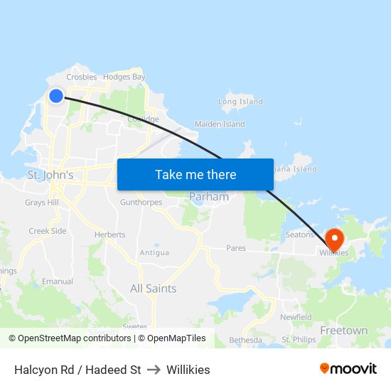 Halcyon Rd / Hadeed St to Willikies map