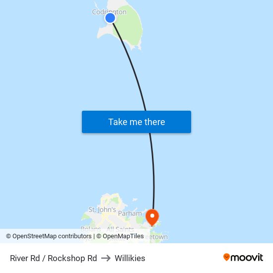 River Rd / Rockshop Rd to Willikies map