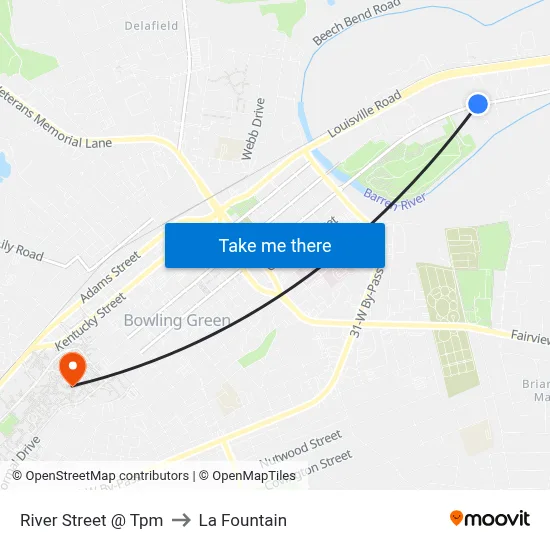 River Street @ Tpm to La Fountain map
