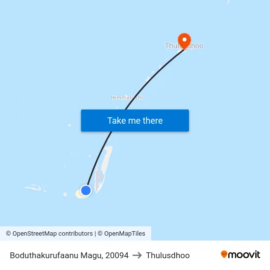Boduthakurufaanu Magu, 20094 to Thulusdhoo map