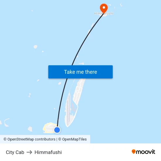 City Cab to Himmafushi map