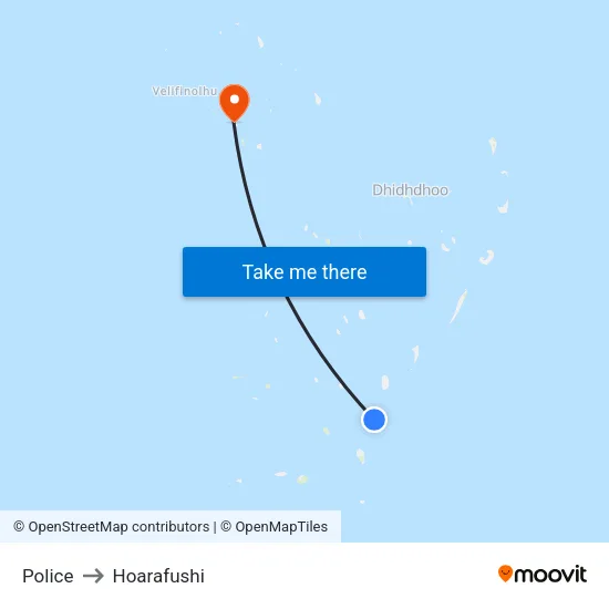 Police to Hoarafushi map