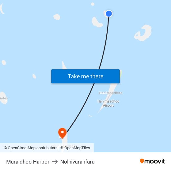 Muraidhoo Harbor to Nolhivaranfaru map