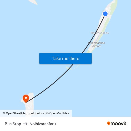 Bus Stop to Nolhivaranfaru map