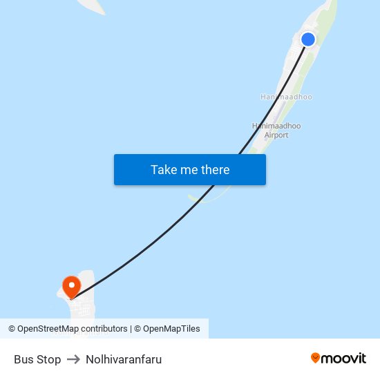 Bus Stop to Nolhivaranfaru map