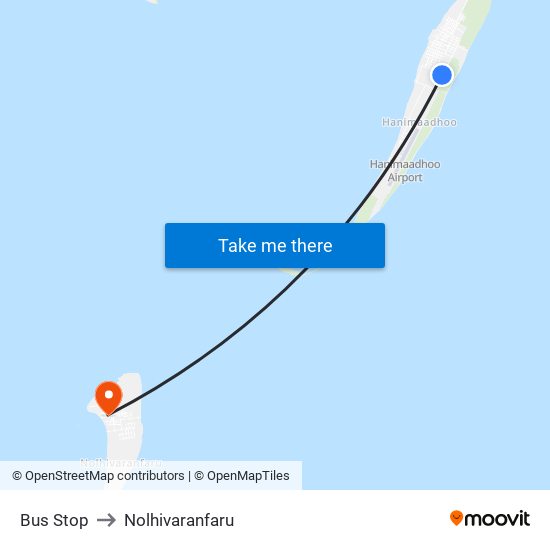 Bus Stop to Nolhivaranfaru map