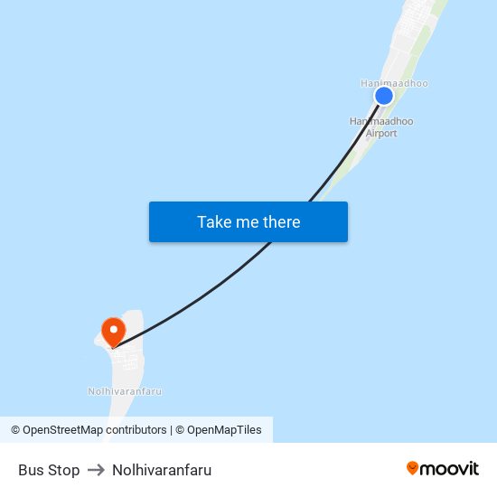 Bus Stop to Nolhivaranfaru map