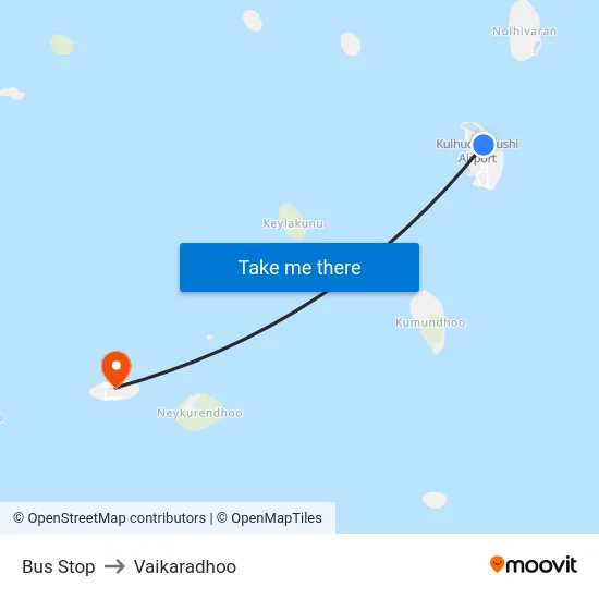 Bus Stop to Vaikaradhoo map
