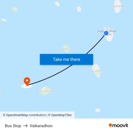 Bus Stop to Vaikaradhoo map