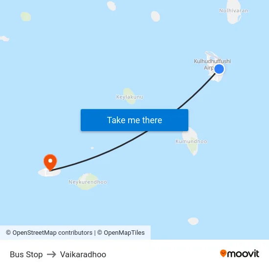 Bus Stop to Vaikaradhoo map