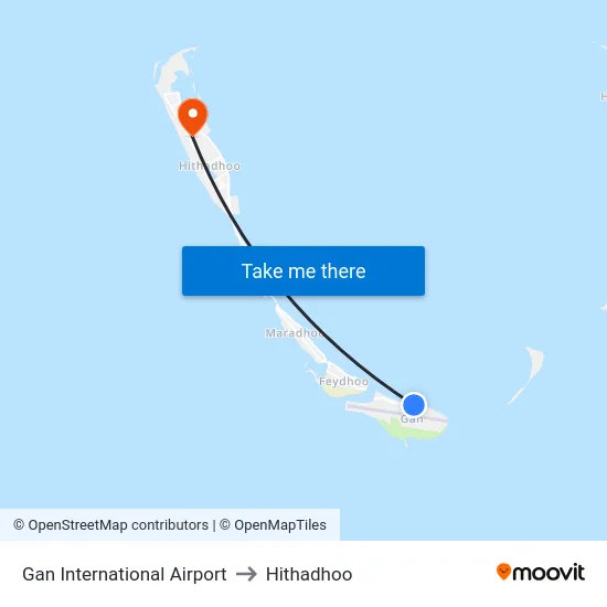 Gan International Airport to Hithadhoo map