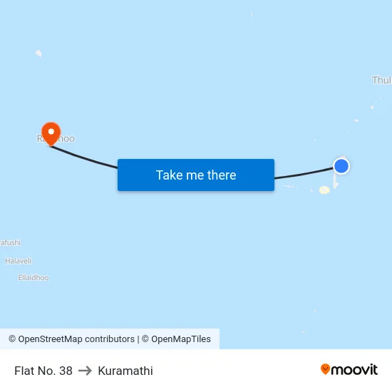 Flat No. 38 to Kuramathi map