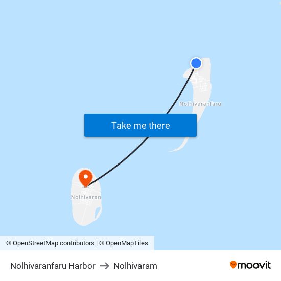 Nolhivaranfaru Harbor to Nolhivaram map