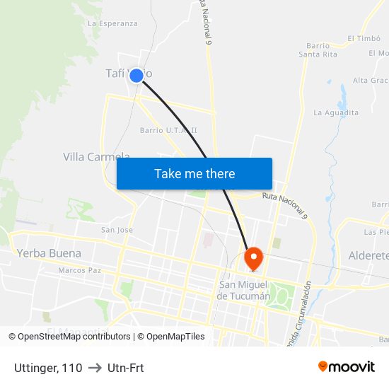 Uttinger, 110 to Utn-Frt map