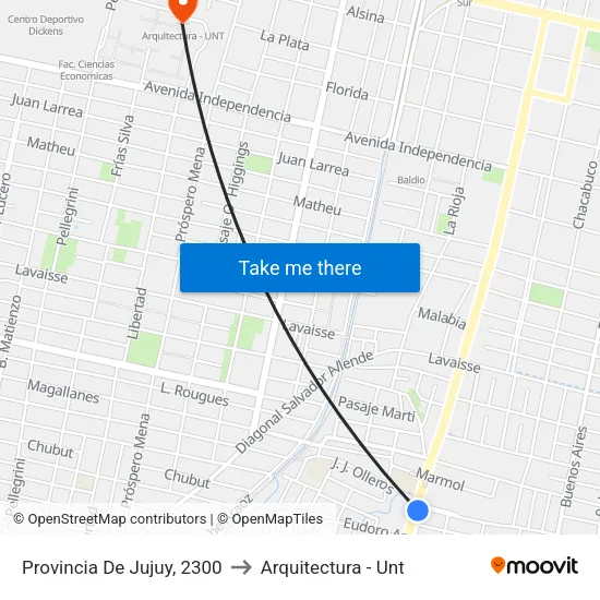 Provincia De Jujuy, 2300 to Arquitectura - Unt map