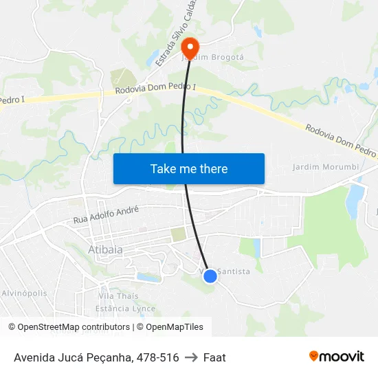 Avenida Jucá Peçanha, 478-516 to Faat map