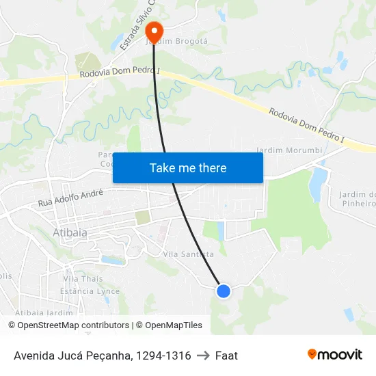 Avenida Jucá Peçanha, 1294-1316 to Faat map