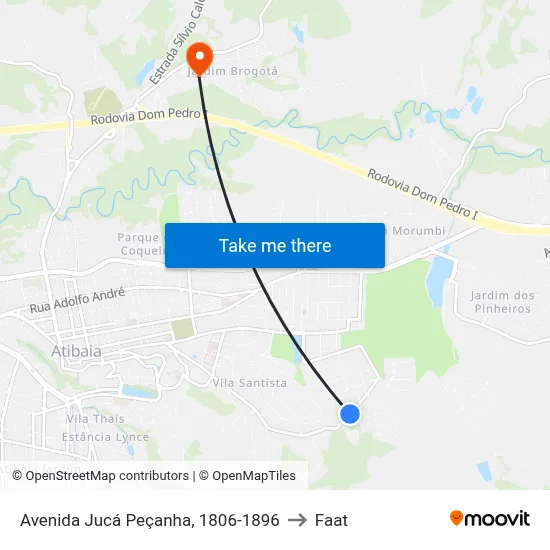 Avenida Jucá Peçanha, 1806-1896 to Faat map