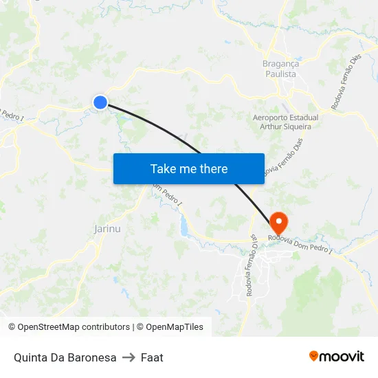 Quinta Da Baronesa to Faat map