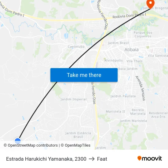 Estrada Harukichi Yamanaka, 2300 to Faat map