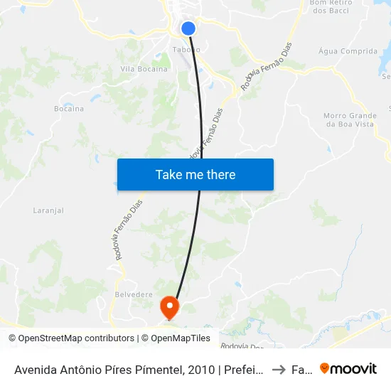 Avenida Antônio Píres Pímentel, 2010 | Prefeitura to Faat map