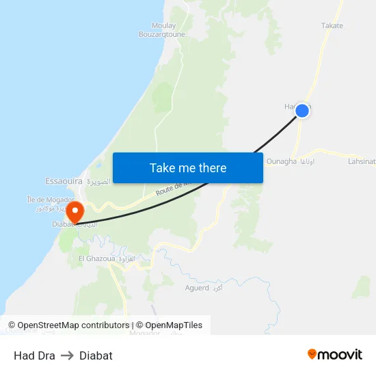 Had Dra to Diabat map