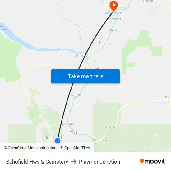 Schofield Hwy & Cemetery to Playmor Junction map