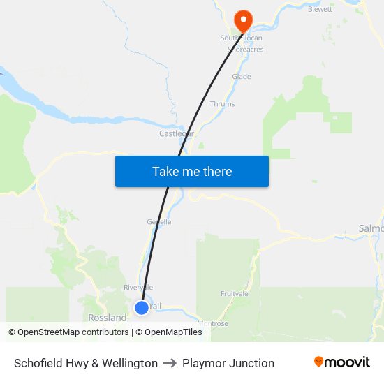 Schofield Hwy & Wellington to Playmor Junction map