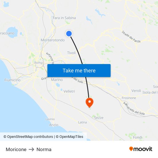 Moricone to Norma map