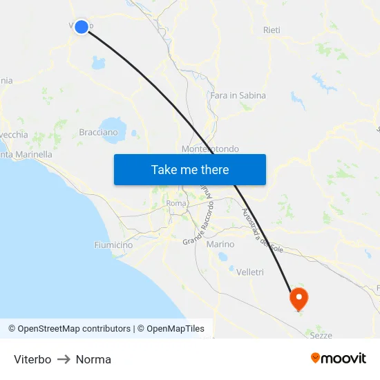 Viterbo to Norma map