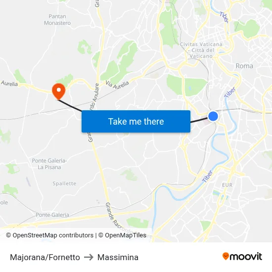 Majorana/Fornetto to Massimina map