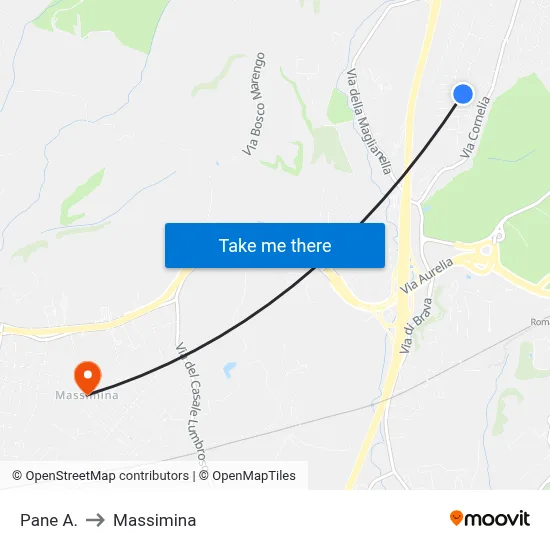 Pane A. to Massimina map