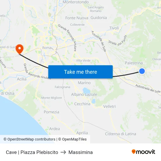 Cave | Plebiscito Square to Massimina map