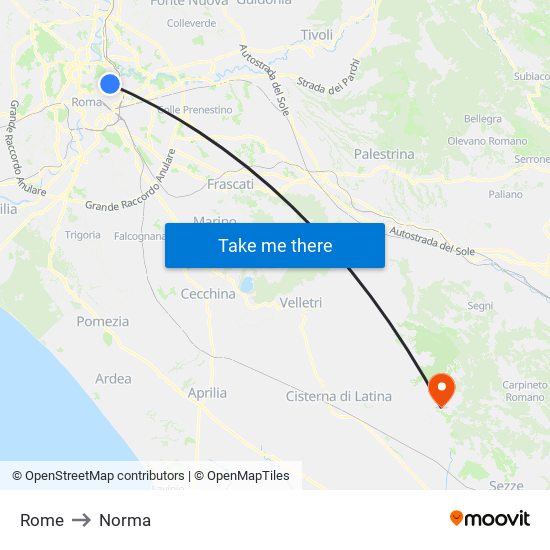 Rome to Norma map