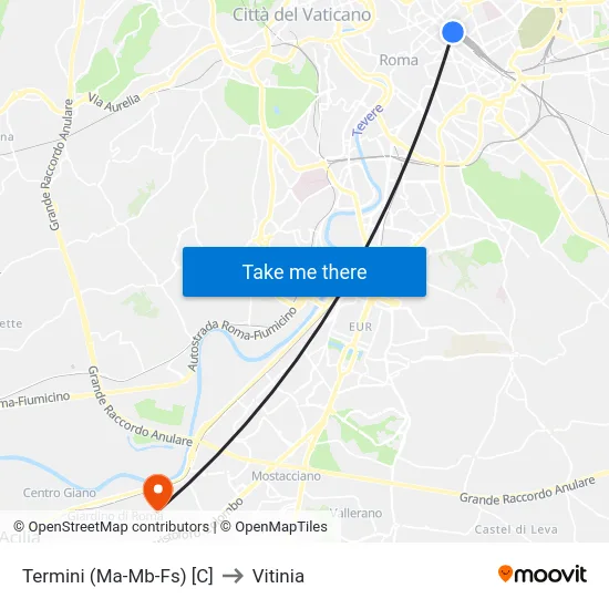 Termini (Ma-Mb-Fs) [C] to Vitinia map