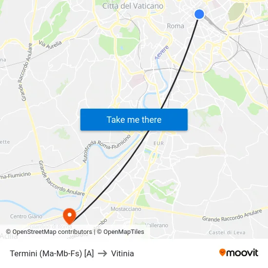 Termini (Ma-Mb-Fs) [A] to Vitinia map