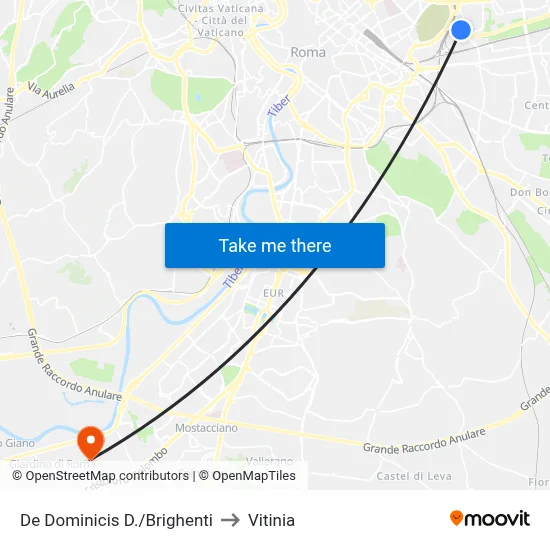 De Dominicis D./Brighenti to Vitinia map