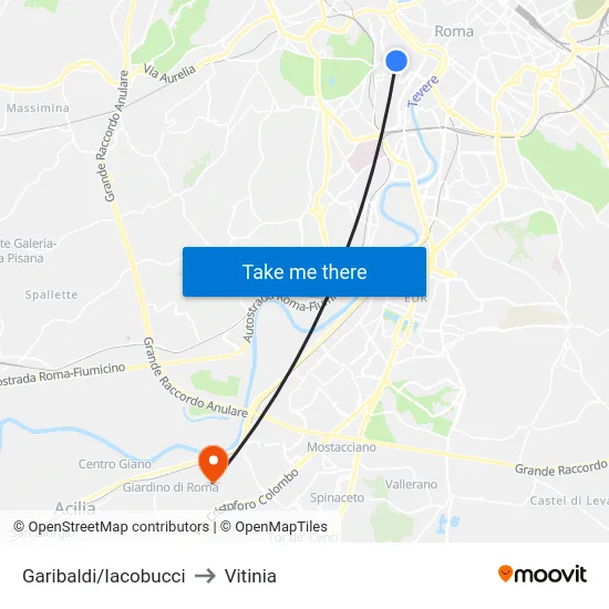 Garibaldi/Iacobucci to Vitinia map