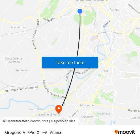 Gregory VII/Pius XI to Vitinia map