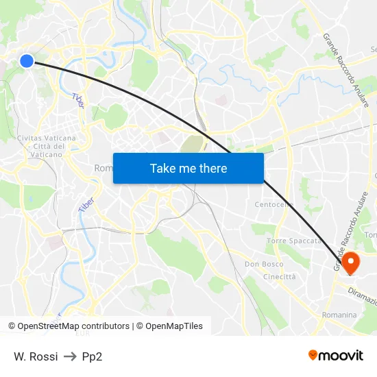 W. Rossi to PP2 map