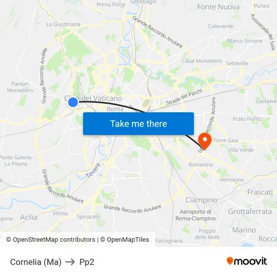 Cornelia (MA) to PP2 map