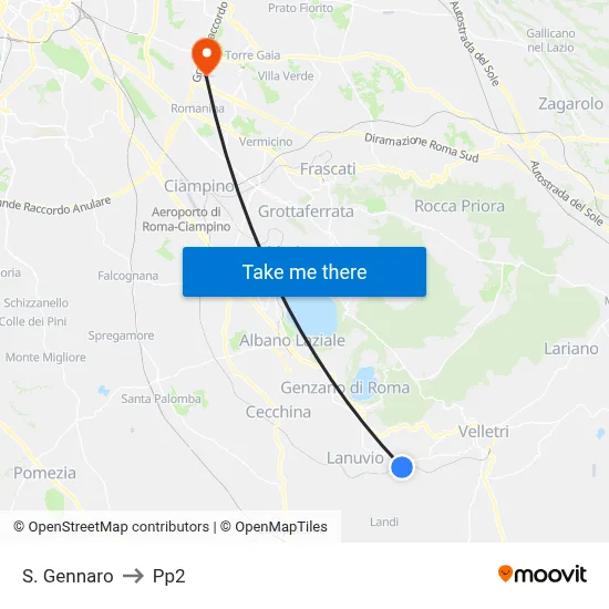 St. Gennaro to PP2 map