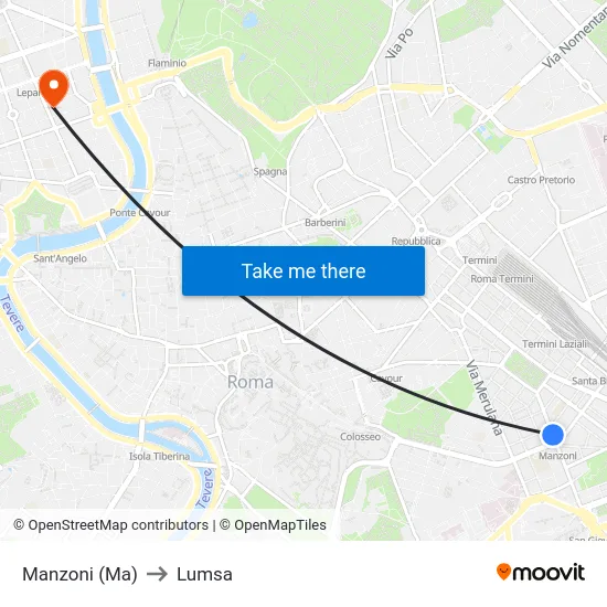 Manzoni (Ma) to Lumsa map