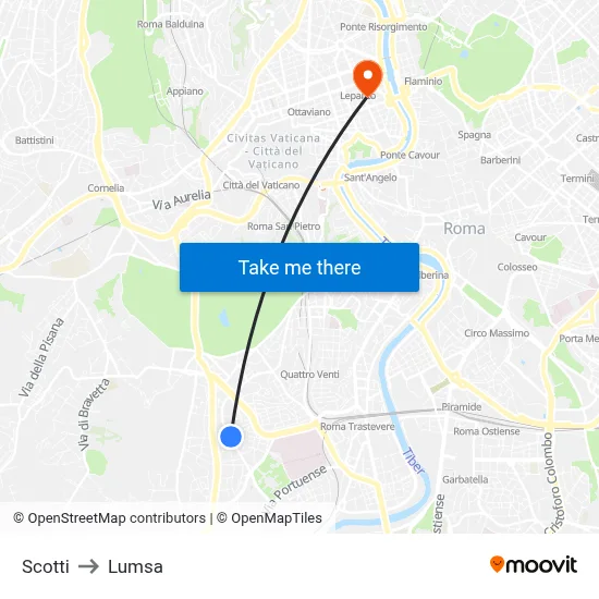 Scotti to Lumsa map
