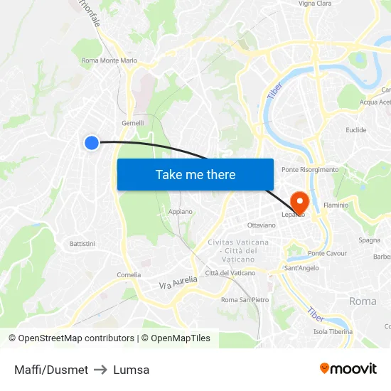 Maffi/Dusmet to Lumsa map